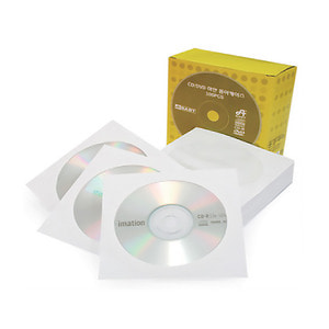 CD DVD 종이케이스 (흰색) 100장입 CD케이스