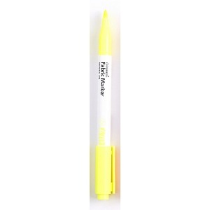 모나미 패브릭마카 (형광 F-레몬) 원단 천 염색펜